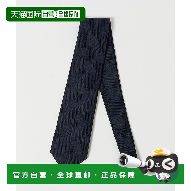 1h可退 日本直邮STEFANO BIGI 男士 真丝 纹理佩斯利印花领带 133