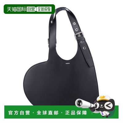 1h可退 香港直邮Coperni 女士 束带心形手提包 COPBA112F6062BLK