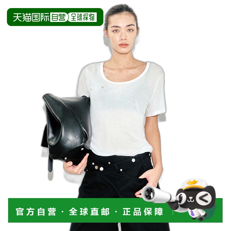 韩国直邮OUI MAIS NON 女士女装T恤2024SS2NDTOP8 U-neck rayon T-