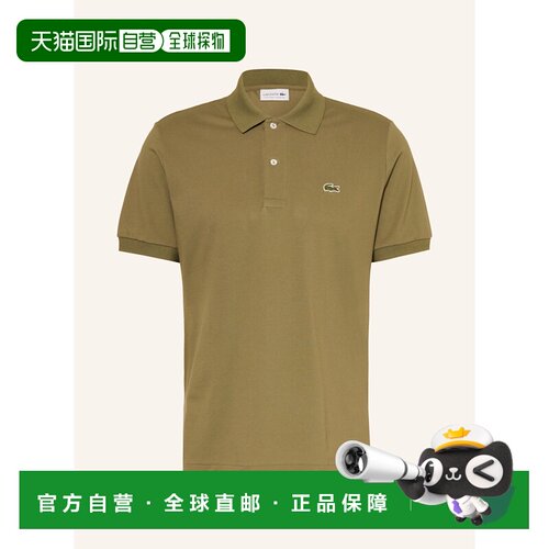 香港直邮LACOSTE 男士T恤 100165773216001 CO 卡其支付后1h可退