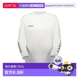 日本直邮Mammut QD 标志印花长袖T恤 AF 男士 1016-01030-00742