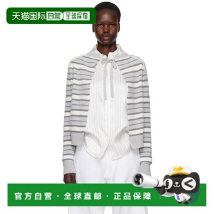 玛尼 女士 Striped 香港直邮潮奢 Open 白色 Marni 1h可退 灰色