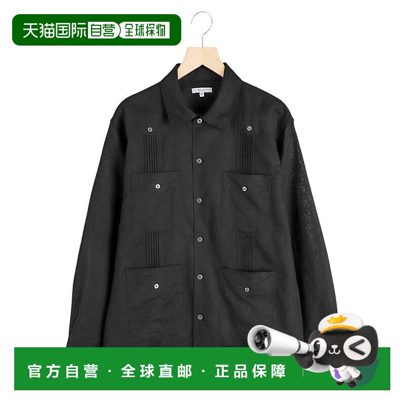 1h可退 日本直邮Engineered Garments 男士格纹四口袋宽松衬衫 QT