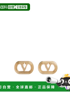 香港直邮VALENTINO 女士耳饰 YJ0S40METL01 AW2025 黄色 OVALETTE