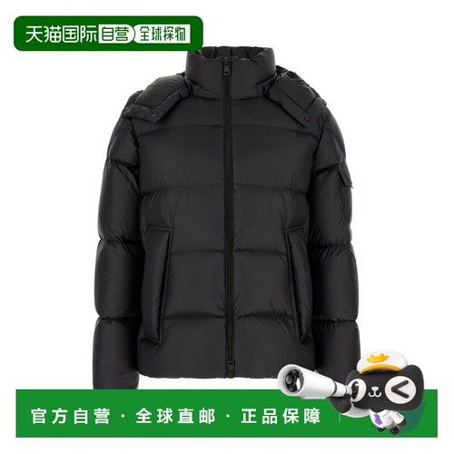 1h可退 香港直邮Moncler 盟可睐 男士 Couyere 黑色尼龙羽绒夹克