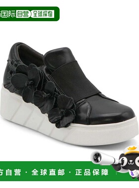 自营Charles David Rachelle Sneakers Women's Black White Plat