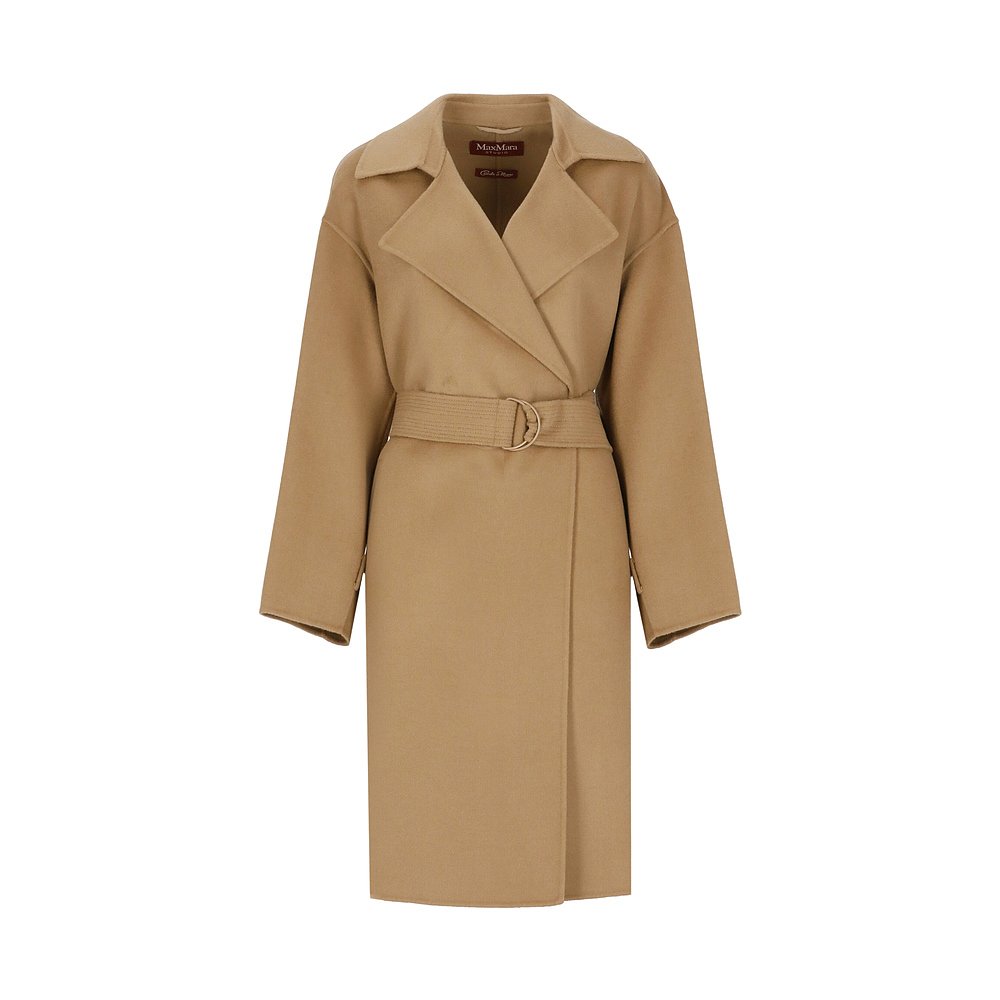MAX MARA 女士外套 6016014106024 AW2024 绿色 长袖大衣