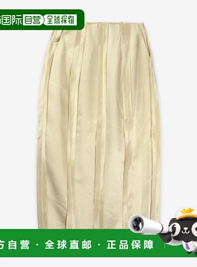 韩国直邮EENK 女士半身裙EEZ1O451SK05YWFW24丝绸长裙a字裙中长裙
