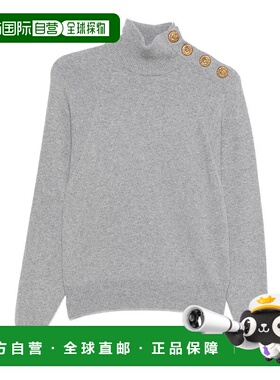 香港直邮BALMAIN 女士衬衫 FF0KF100KI879 AW2025 灰色 Balmain H