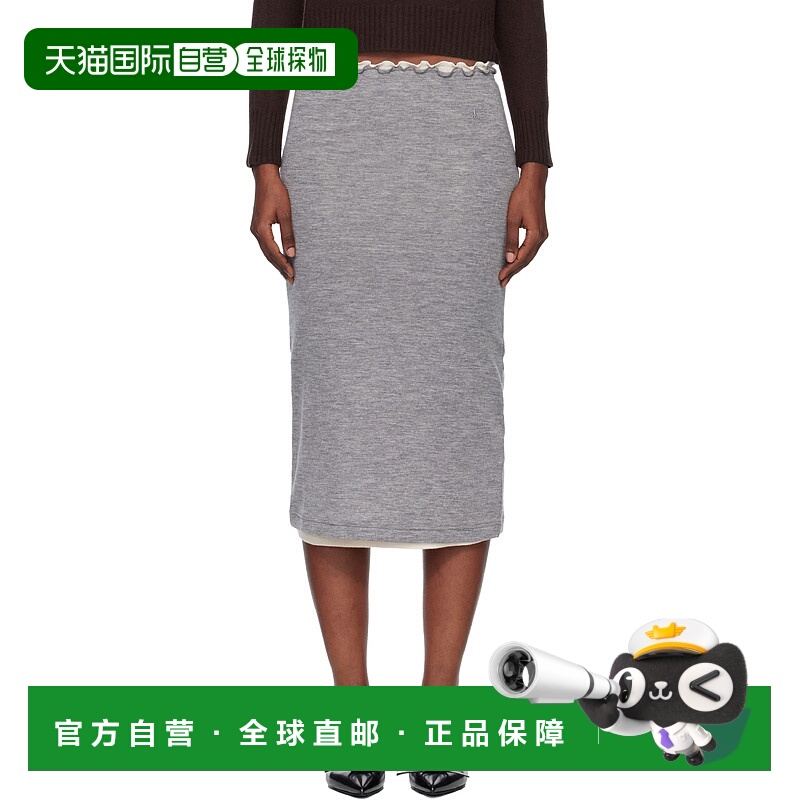 1h可退 香港直邮潮奢 Jil Sander 吉尔 桑达 女士 两件装灰色 Lig