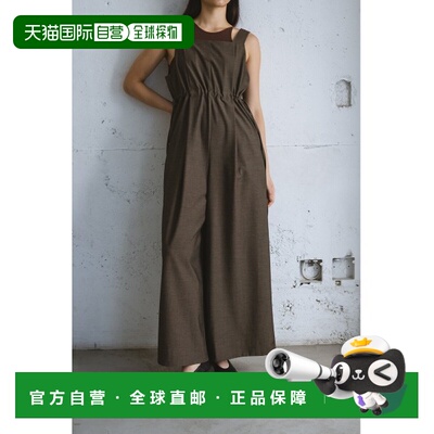 STYLEMIXER 女装 宽松阔腿连体裤 侧边褶皱设计 500IAS333111