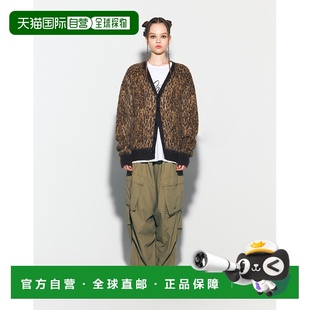 CALIE KNIT 女士毛针织衫 LEOPARD CARD CA23CCD006BR 韩国直邮ASIF