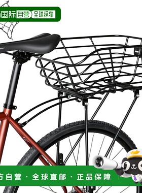 【日本直邮】GORIX 自行车篮子 GRB-929 后置 大型网状 铝合金 可
