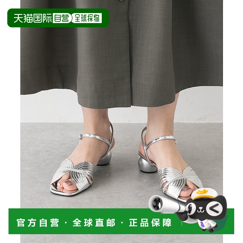 1h可退 日本直邮SENSE OF PLACE 女士金属感高跟凉鞋 AAA52HA106