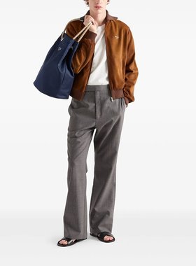 潮奢 Prada 普拉达 男士 拉鍊寬鬆夾克 UPW56316NL