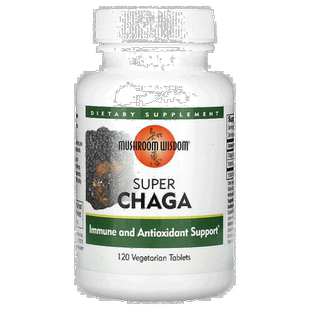 香港直发Mushroom Wisdom级白桦茸素食片提高人体抵抗力120片