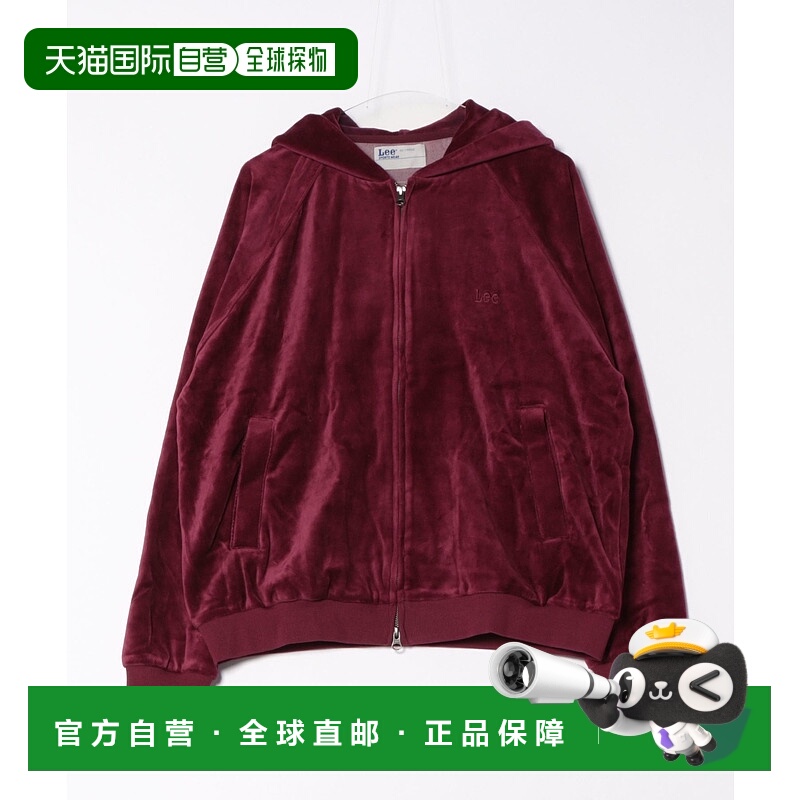 1h可退 日本直邮Lee男女同款宽松半拉链连帽卫衣 贝绒质感设计亮