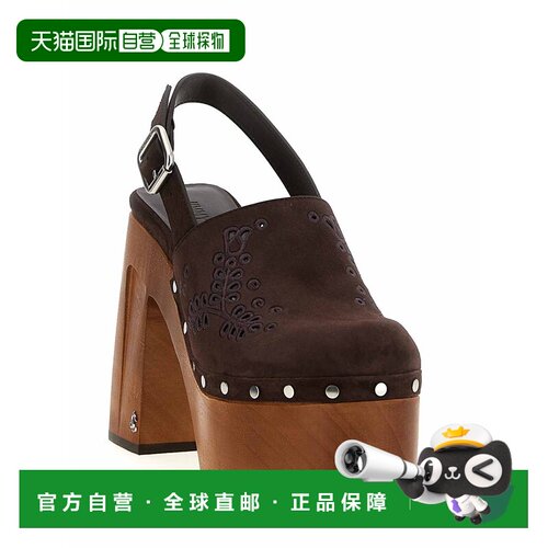 1h可退 香港直邮JIMMY CHOO 女士高跟鞋 ALIDAQZCCHOCOLATE AW202