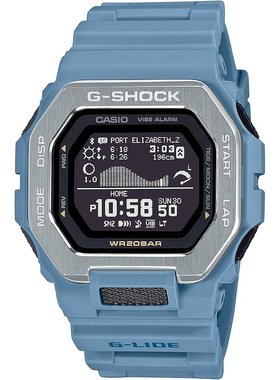 卡西欧 男士手表G-Shock G-LIDE蓝色 GBX-100-2AJF
