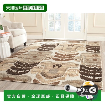 自营safaviehKenya Hand Made Area Rug, Natural Bohemian Style