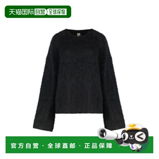 1h可退 香港直邮潮奢 toteme 女士 圖騰圓領針織套頭衫 244WRT873