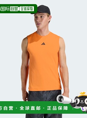 1h可退 日本直邮adidas 男士 速干运动背心 三道杠设计 RK008