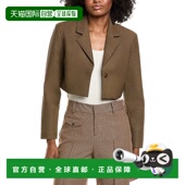 Havana Cropped Blazer 自营Vintage brown 美国奥莱直发外套