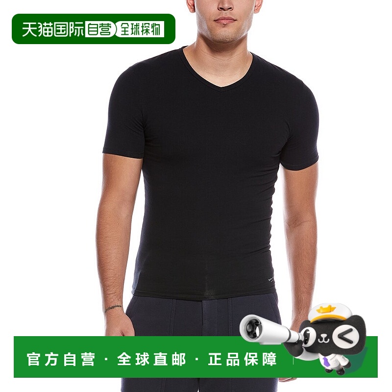 自营Tommy John 3pk Essential Cool V-Neck Stay-Tucked Undersh