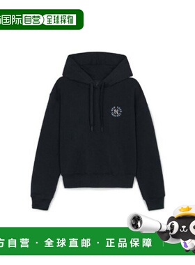 韩国直邮MLB MLB 连帽衫 GQC 3FHDB0244-50BKS 女士基本款圆形徽