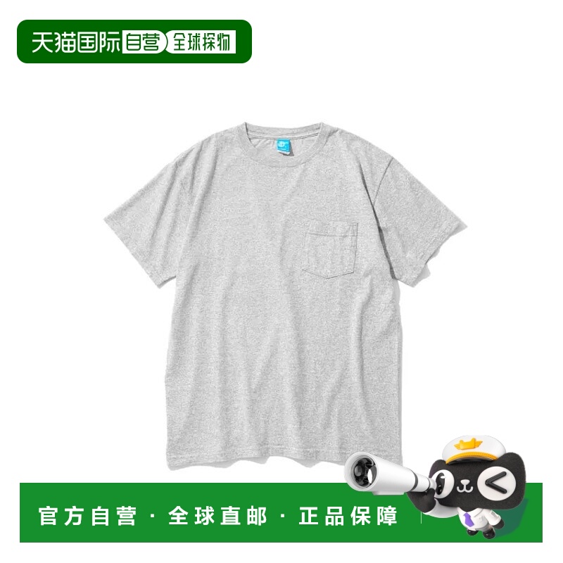 1h可退 日本直邮Good On 男女同款圆领口袋T恤 美国高品质棉质 舒