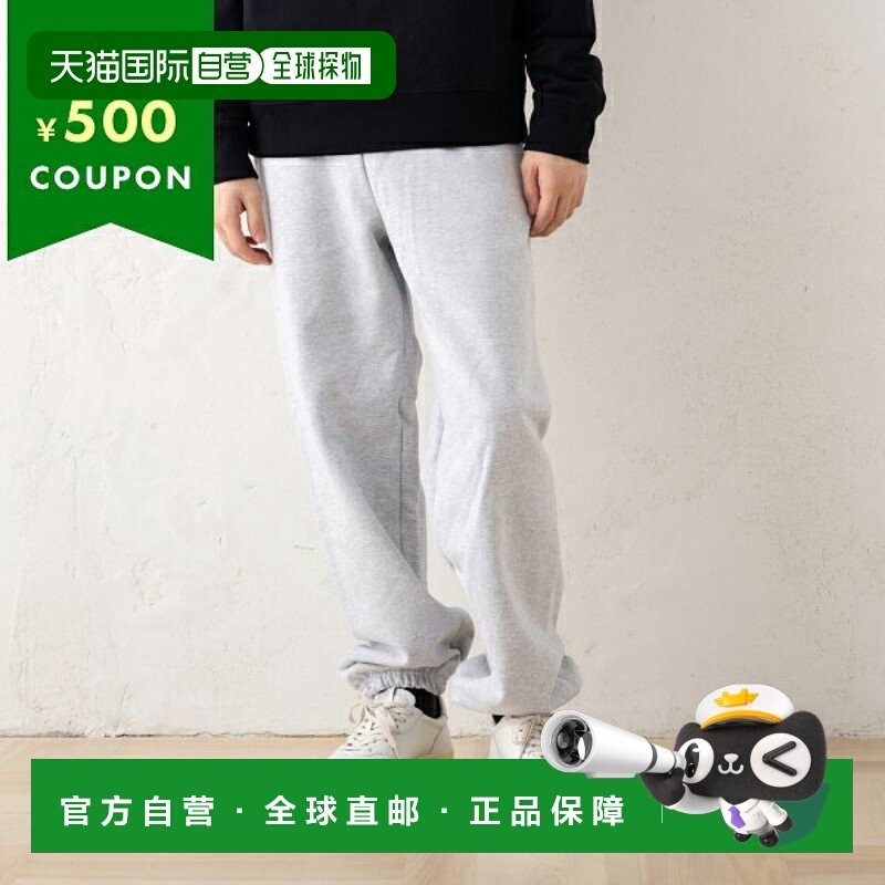 日本直邮Los Angeles Apparel 男士运动裤 14 盎司重磅抓绒灰色 L