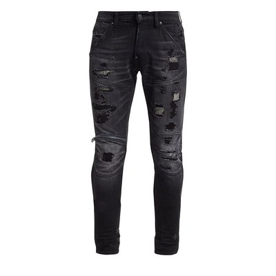 G-Star RAW|5620 3D 拉链膝盖紧身牛仔裤