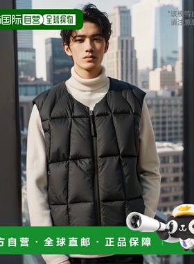 1h可退 日本直邮Goldwin 男士3D立体剪裁轻便羽绒马甲 GZ24305 高