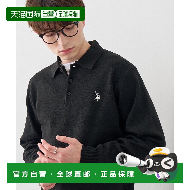 U.S. POLO ASSN. 男女同款 双马标刺绣高针数针织【付后1h可退】