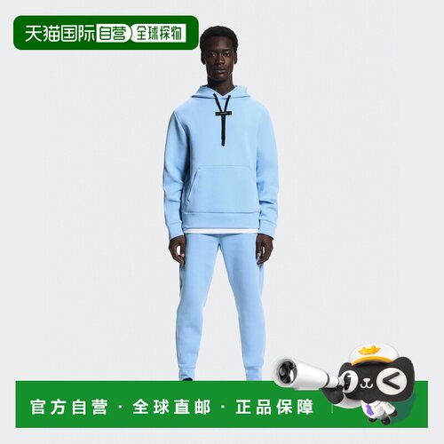 自营欧洲直邮On昂跑 Focus Tech男士蓝色棉质运动裤裤子