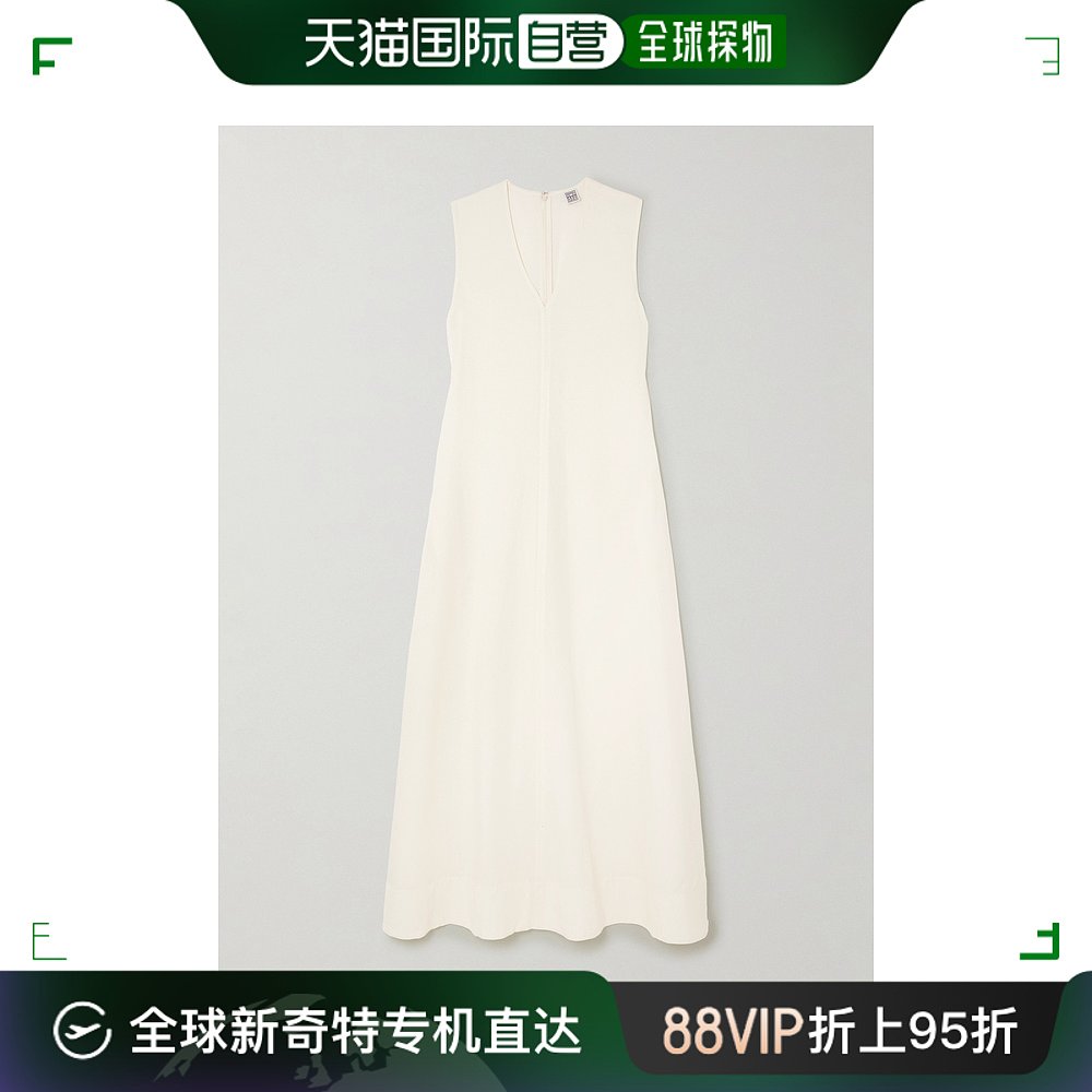 香港直邮潮奢 TOTÊME 女士 中长连衣裙 242WRD2660 女装/女士精品 连衣裙 原图主图