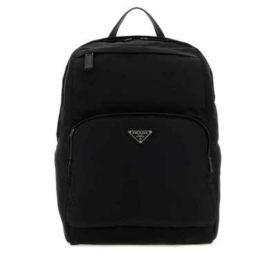 PRADA 男士双肩包 2VZ1042DMGF0002 SS2025 黑色 PRADA BACKPACKS