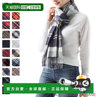 日本直邮Johnstons of Elgin 女士中号羊绒披肩/围巾（WA000057 K