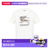 香港直邮BURBERRY 白色 SS2026 女士T恤 8121038B7078CHALK