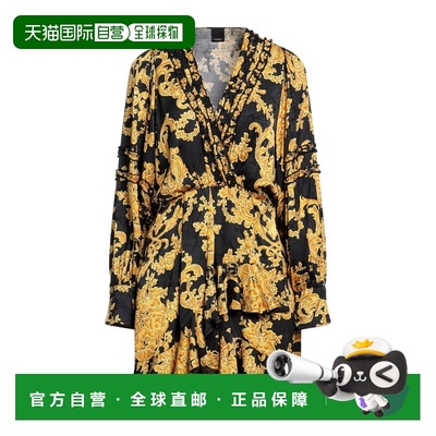 1h可退 香港直邮Pinko 品高 女士 短款连衣裙 black黑色 舒适时尚