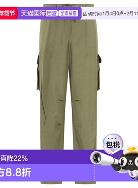 香港直邮GOLDEN GOOSE 女士 阔腿工装休闲裤 GWP01720P001369