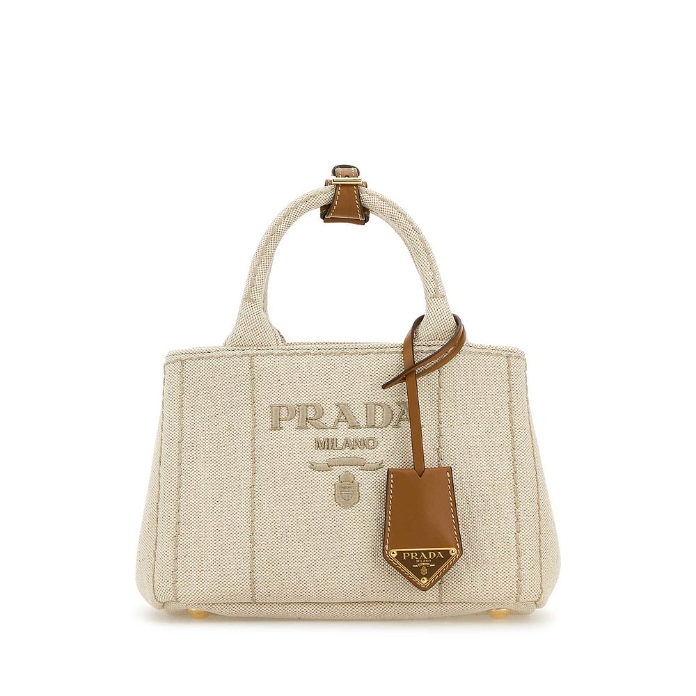 PRADA 女士手提包 1BA038V8OM2CX9F0018 SS2025 米白色