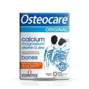 欧洲直邮英国药房OSTEOCARE薇塔贝尔高强度钙片锌镁维生素3盒