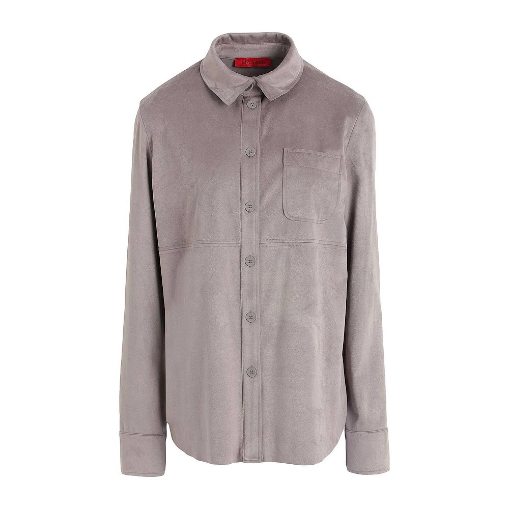 潮奢 Max & Co. 女士 Blouses 纯色衬衫 grey灰色 舒适时尚