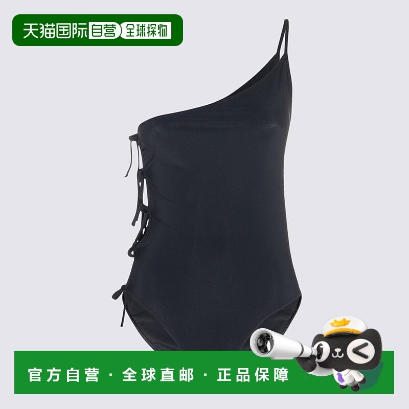 香港直邮RICK OWENS 女士泳装 RP01C5086W09 SS2023 黑色 徽标泳
