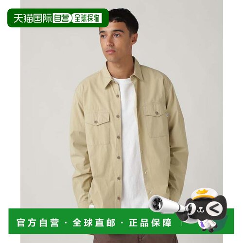 日本直邮BASIC ARMY 长袖衬衫 卡其色