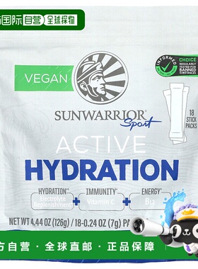 香港直邮太阳勇士,Sport, Active Hydration, Blue Raspberry , 1