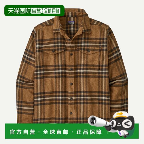 自营欧洲直邮PATAGONIA 男士Fjord法兰绒衬衫