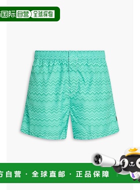 香港直邮MISSONI 米索尼 男士 锯齿形印花弹力腰泳裤 US24SP00BW0