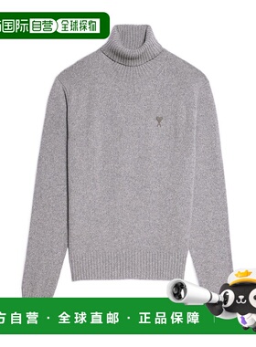 香港直邮Ami Paris Friend Of Heart 高领毛衣 HKS4070050针织